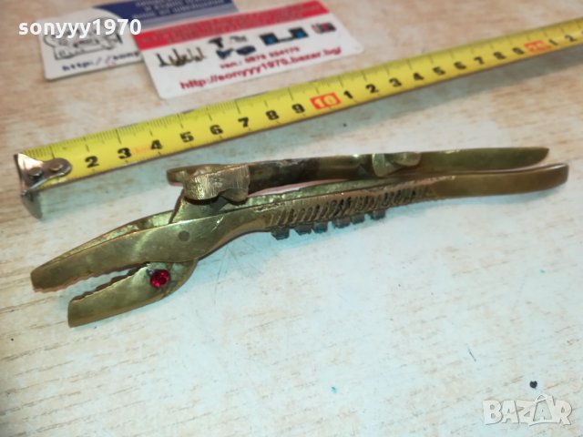 крокодил-мед/месинг/камъни 1501211832, снимка 13 - Колекции - 31436968