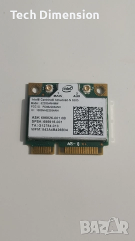 WIFI карти Intel 2.4ghz 5ghz/minipci-e/M.2 Wifi, снимка 3 - Мрежови адаптери - 52879602