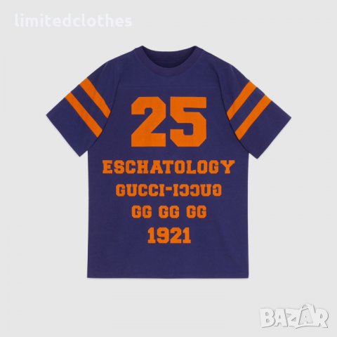 GUCCI 25 Eschatology Print Мъжка Тениска size M (L), снимка 1 - Тениски - 33761046