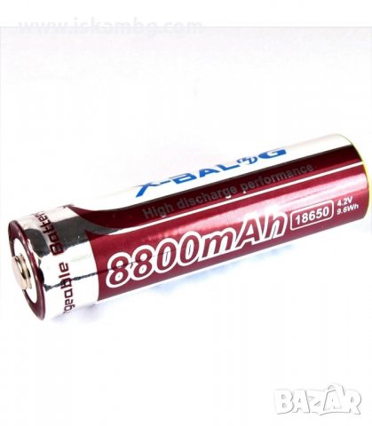 X-BALOG ПРЕЗРЕЖДАЕМА LI-ION БАТЕРИЯ 8800MAH 4.2V - код 18650, снимка 4 - Друга електроника - 34063565