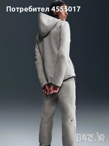 Nike Tech Fleece women gray xs, снимка 9 - Спортни екипи - 53995240