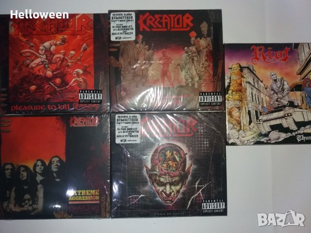 Kreator,Metallica,Sepultura,Death,Slayer,Pantera оригинални