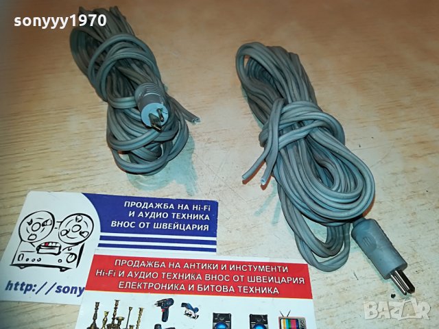 ЗАЯВЕНИ-КАБЕЛИ 2БР ЗА ТОНКОЛОНИ-СИВИ 2БР Х 4.5М, снимка 12 - Тонколони - 29775074