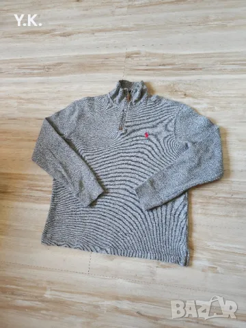 Оригинална мъжка блуза Polo by Ralph Lauren 1/2 zip, снимка 2 - Блузи - 47588798