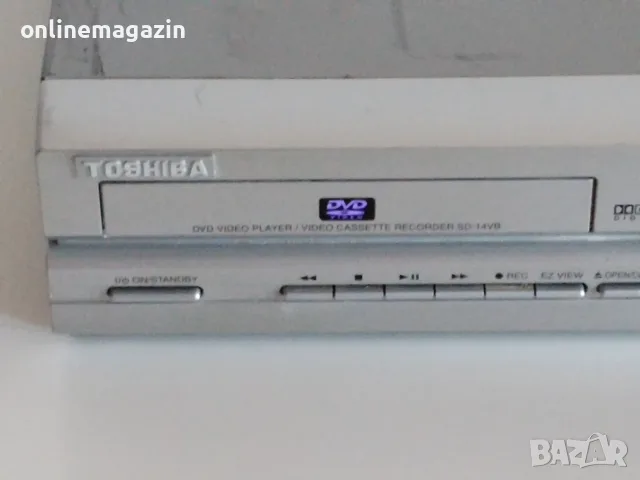 (ВИДЕО) Видеорекордер комбо TOSHIBA VHS, снимка 2 - Плейъри, домашно кино, прожектори - 56126393
