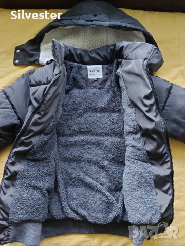 Детско зимно плътно яке/шуба с качулка, размер за 7-10г. дете, снимка 8 - Детски якета и елеци - 42627204