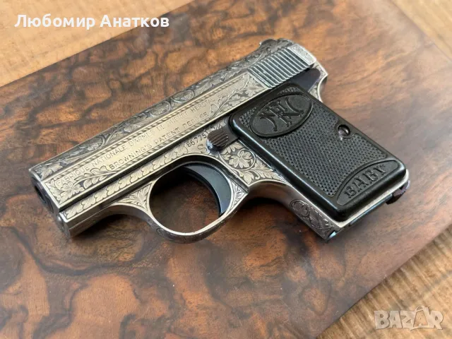 Продавам Browning Baby cal. 6,35, снимка 2 - Бойно оръжие - 49647519