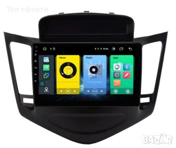 9-инчова мултимедия за Chevrolet Cruze (2008–2013) + Подарък камера, снимка 2 - Аксесоари и консумативи - 50806612