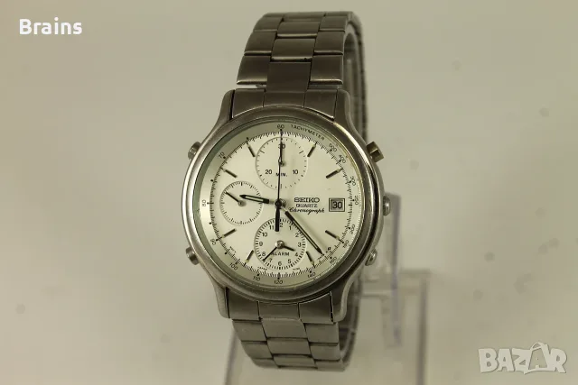 1980's SEIKO 7T32 Chronograph Alarm Японски Ръчен Часовник