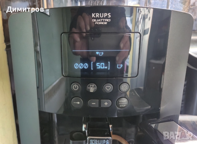 Продавам кафемашина KRUPS EA819E10 ARABICA LATTE, снимка 3 - Кафемашини - 52961186