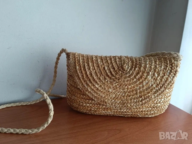 Сламена чанта мини