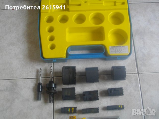 16-62мм Made in FRANCE-Комплект Боркорони Дърво-Старо Качество За Бормашина-Профи-ULTRA Composition, снимка 7 - Бормашини - 37649811