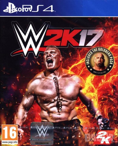 WWE 2K17 PS4 (Съвместима с PS5), снимка 1 - Игри за PlayStation - 44290470