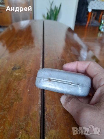 Стара алуминиева сапунерка, снимка 4 - Други ценни предмети - 44355496