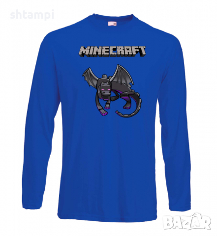 Мъжка тениска Ender Dragon 2,Minecraft,Игра,Забавление,подарък,Изненада,Рожден Ден., снимка 4 - Тениски - 36494491