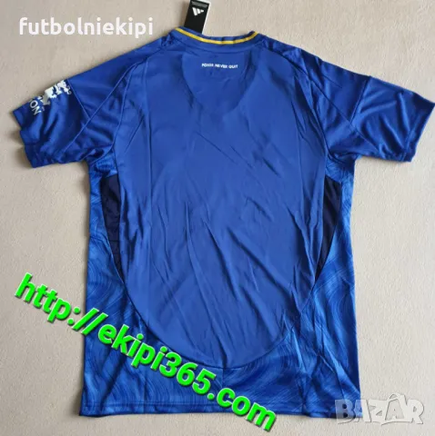 Лестър Сити титулярна синя тениска 2024/25, снимка 3 - Спортни дрехи, екипи - 22316417