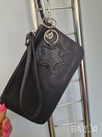 Страхотна малка дамска чанта през рамо , естествена кожа, снимка 5 - Чанти - 51817515