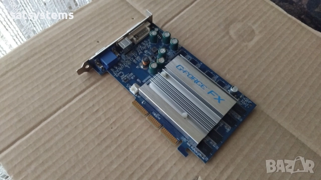 Видео карта NVidia GeForce Albatron FX5200EP 128MB DDR 64bit AGP, снимка 4 - Видеокарти - 31228564