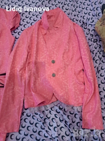 Дамски комплект рокля и сако, снимка 2 - Костюми - 53112783