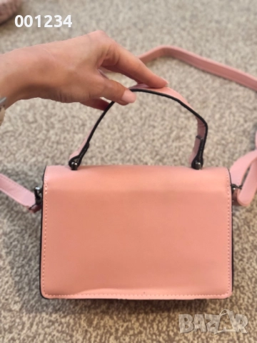 Розова чанта през рамо, снимка 3 - Чанти - 51463587