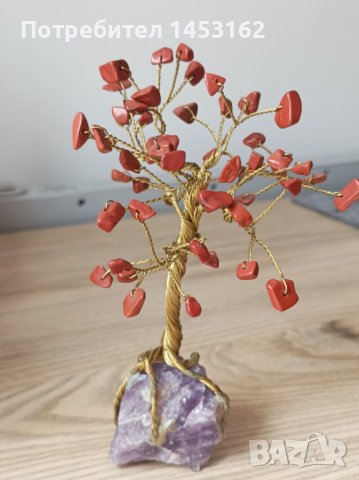 Декоративно дърво на парите с минерали , снимка 2 - Декорация за дома - 42211838