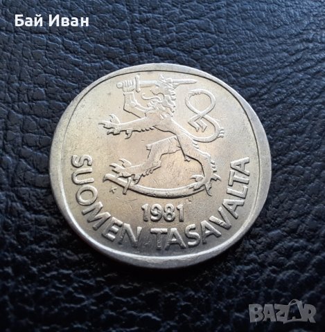 Монета 1 маркка 1981 г. Финландия- красива !, снимка 5 - Нумизматика и бонистика - 42478495