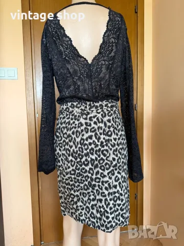 Пола Weekend Max Mara, леопардов принт, размер M, малко L, снимка 7 - Поли - 56551577