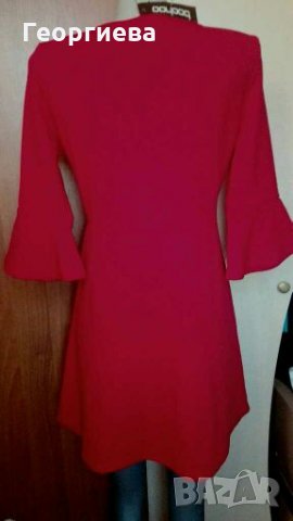 Еластична релефна нова рокля, в червено👗🍀M/L,L👗🍀арт.858, снимка 3 - Рокли - 30501869