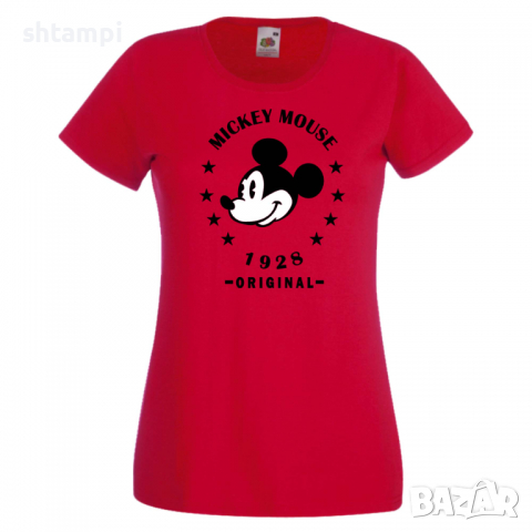 Дамска тениска Mickey Mouse Original 1928 Мини Маус,Микки Маус.Подарък,Изненада,, снимка 8 - Тениски - 36528753