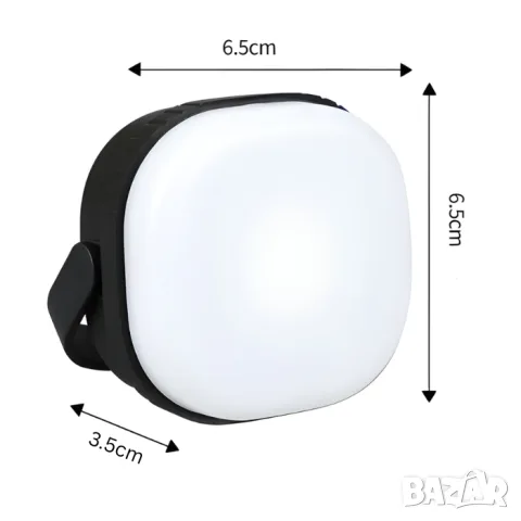 Преносима LED лампа 3 W, снимка 2 - Аксесоари и консумативи - 55867024