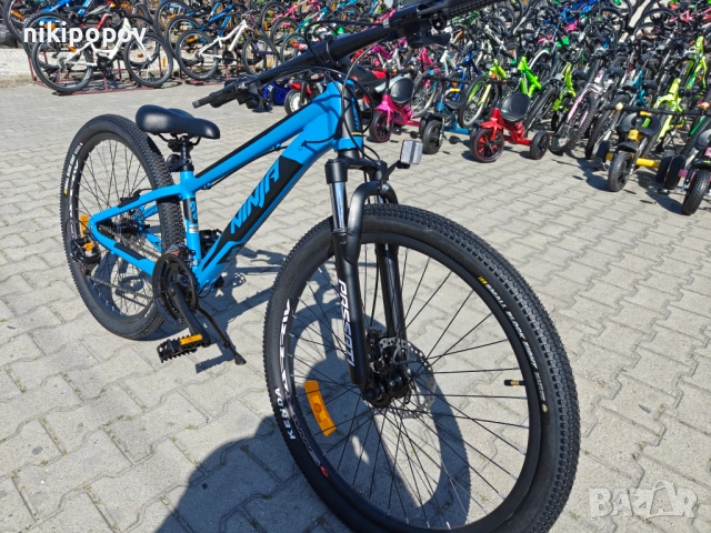 BG Алуминиев велосипед 26" NINJA син, снимка 5 - Велосипеди - 54335005