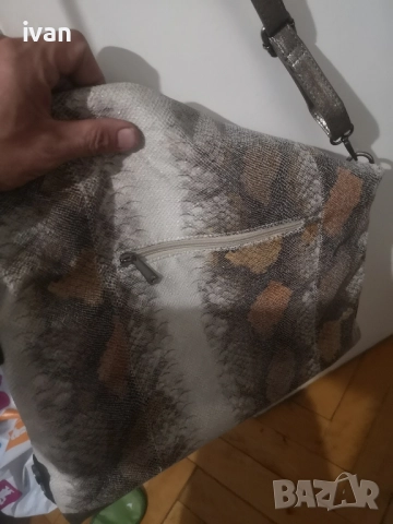 дамска Марков чанта от змийска кожа , снимка 9 - Чанти - 51793853