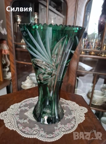 Кристална ваза , снимка 7 - Вази - 52410112