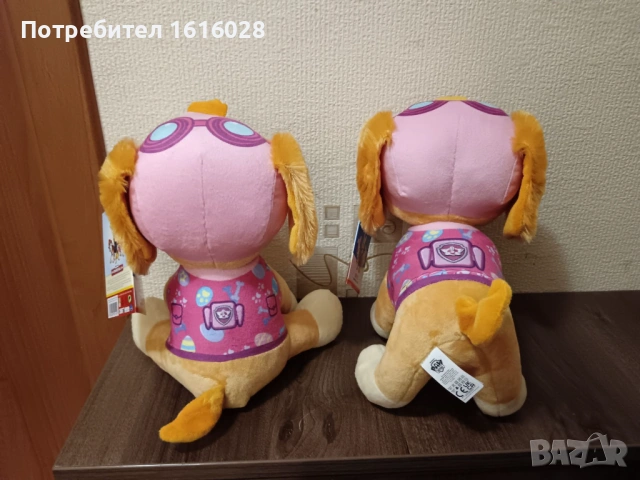 Плюшени играчки на Пес Патрул. Чейс,Маршал и Скай., снимка 9 - Плюшени играчки - 49970738