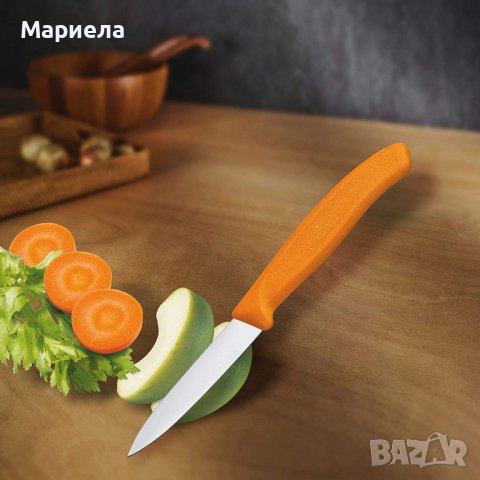 Кухененски нож - Victorinox kitchen knife for vegetables (8cm blade), снимка 4 - Прибори за хранене, готвене и сервиране - 37177848