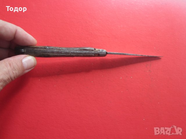 Страхотен френски нож Лагоиоле 19 век сойка , снимка 4 - Ножове - 38159741