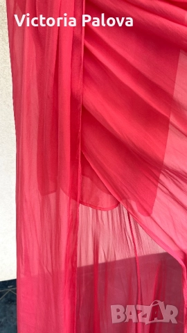 Италианска модна къща VERSACE рокля vintage коприна 100%, снимка 6 - Рокли - 51464165