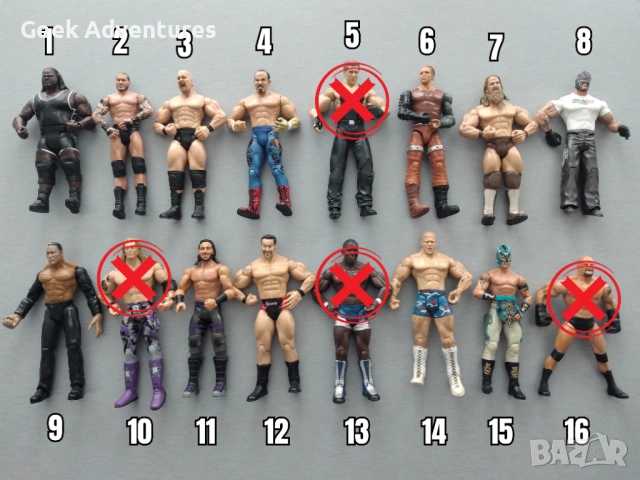 Евтини Кечисти WWE Екшън Фигурки Кеч Играчки с Забележки
