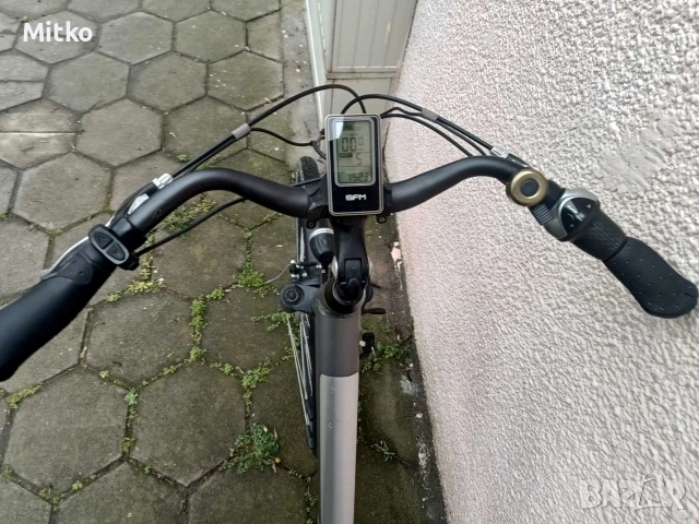 нов 28 цола електрически алуминиев велосипед на 150 км неразличим от нов внос от Германия , снимка 7 - Велосипеди - 53965659