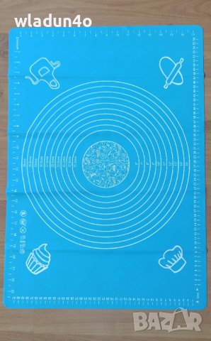 Силиконова подложка за месене 64/45см-10лв, снимка 4 - Аксесоари за кухня - 40712487