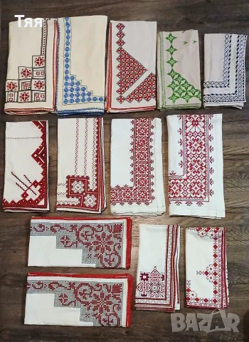 Бродирани карета , снимка 2 - Покривки за маси - 56204676