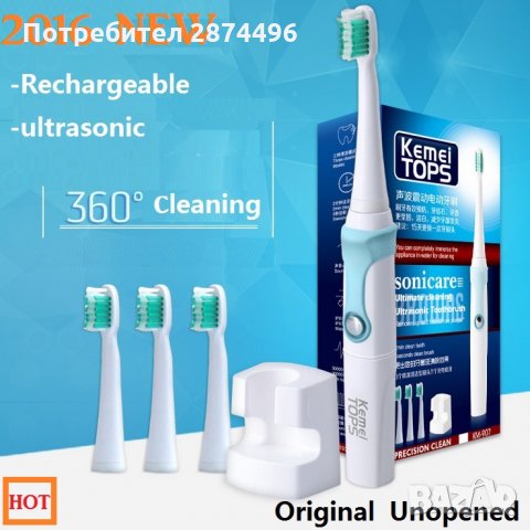 Електрическа четка за зъби Kemei, снимка 5 - Други стоки за дома - 30897314