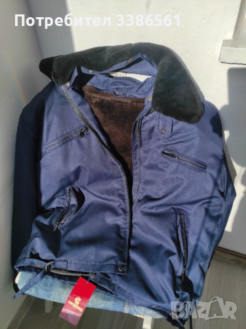 Яке с агнешка кожа