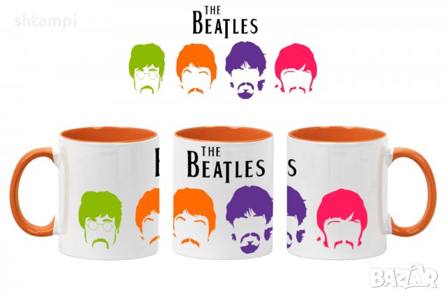 Чаша Beatles 21,Керамична Чаша, Кафе Чай, Игра,Изненада,Подарък,Повод,Празник,Рожден Ден, снимка 4 - Чаши - 38510360