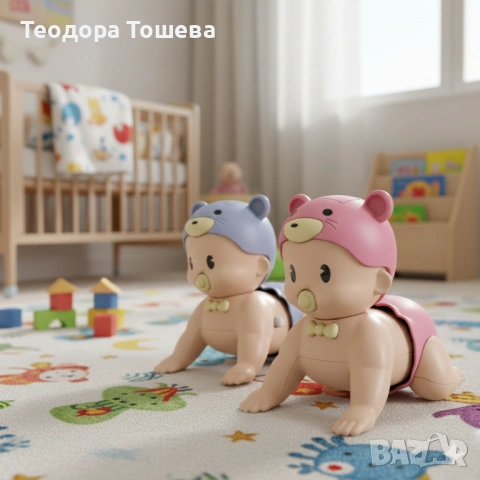 Пълзящо бебе играчка, снимка 4 - Други - 53074867
