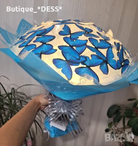 Луксозни,ръчно изработени светещи букети "DESS"💝 ✨️🦋, снимка 7 - Други - 48545772