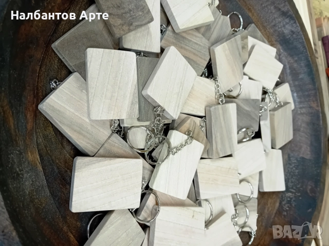 ДЪРВЕНИ КЛЮЧОДЪРЖАТЕЛИ - РЪЧНА ИЗРАБОТКА, снимка 5 - Сувенири от дърво - 52167231