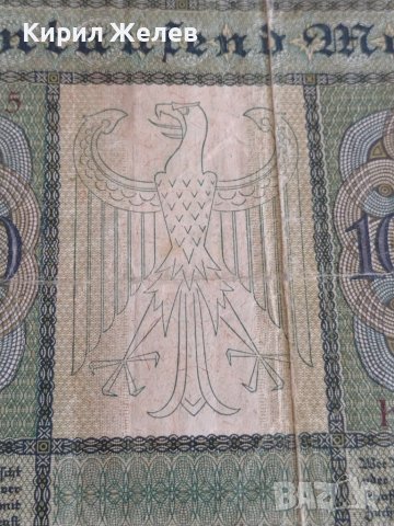 Райх банкнота 10 000 марки 1922г. Германия перфектна за колекционери 28283, снимка 8 - Нумизматика и бонистика - 37143803
