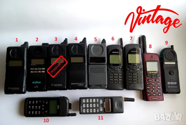 Стари GSM Мобилни телефони Nokia,Motorola,Benefon и др, снимка 2 - Антикварни и старинни предмети - 44741207