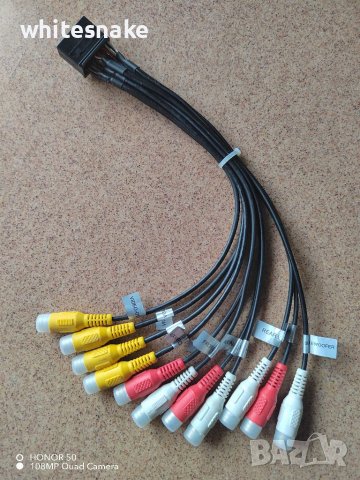  Car stereo 20 pin-11 RCA cable, снимка 3 - Други - 36886328